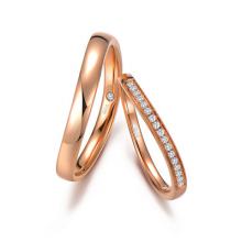 暖怀－白18K金钻石戒指